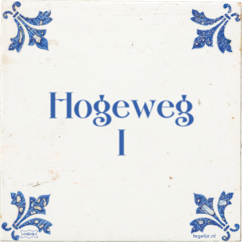 Hogeweg 1 - Online tegeltjes bakken