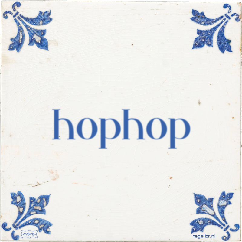hophop - Online tegeltjes bakken