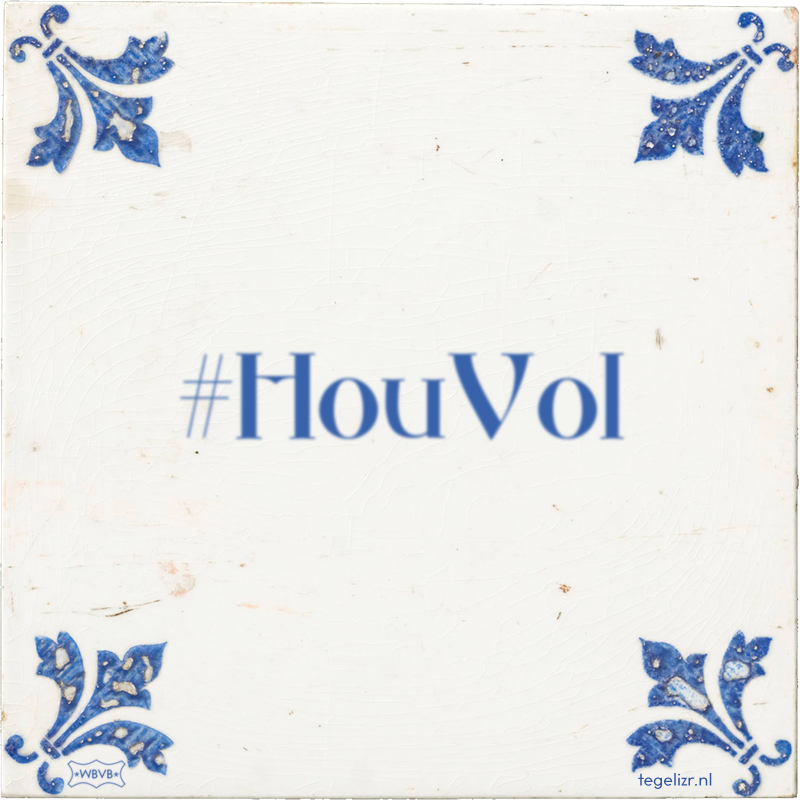 #HouVol - Online tegeltjes bakken