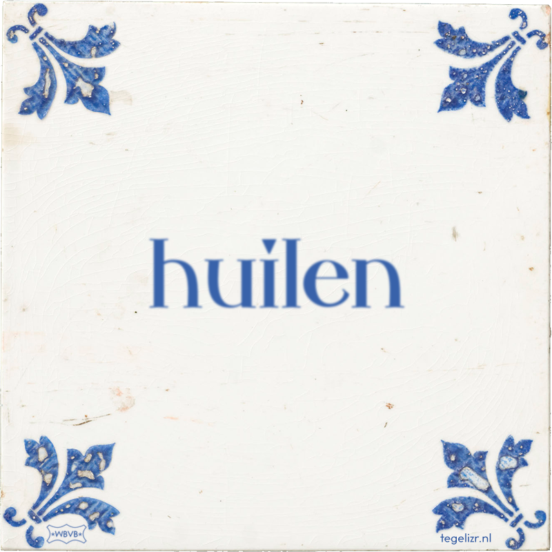 huilen - Online tegeltjes bakken