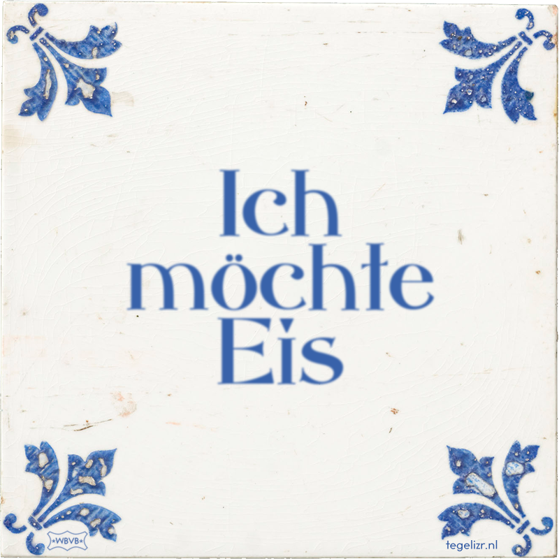 Ich möchte Eis - Online tegeltjes bakken