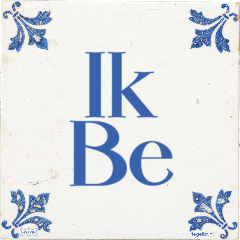 Ik Be - Online tegeltjes bakken