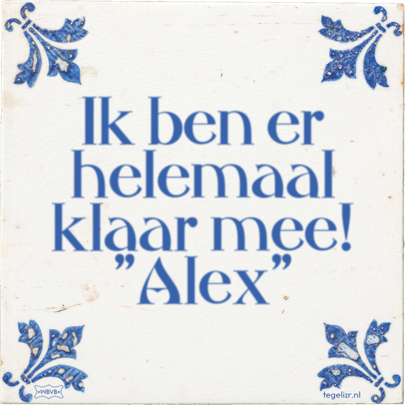  - Online tegeltjes bakken