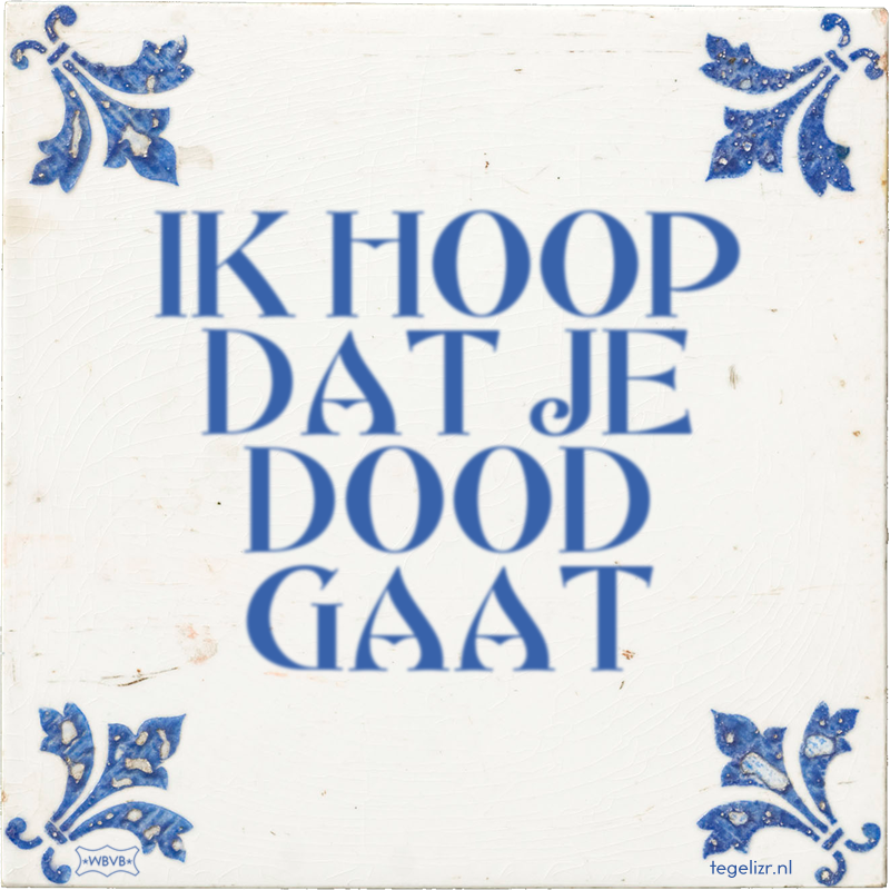  - Online tegeltjes bakken