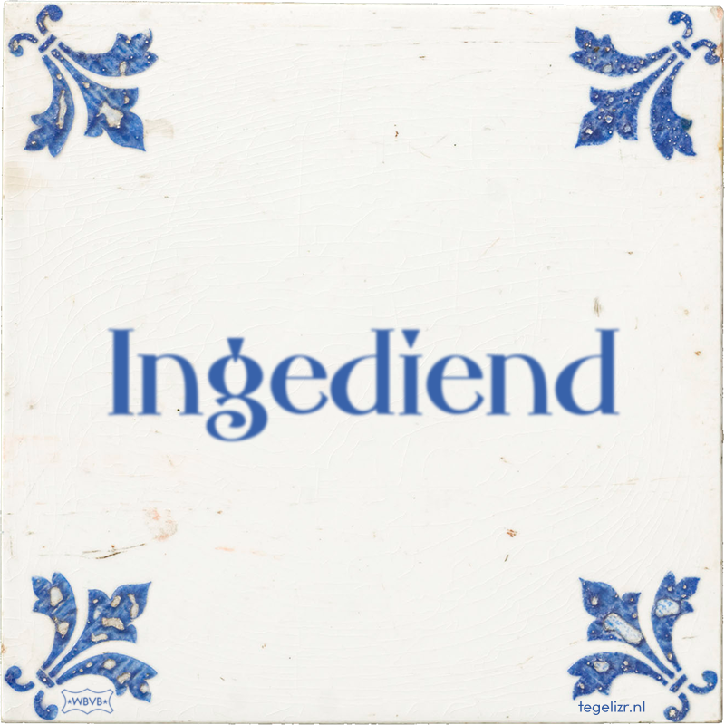 Ingediend - Online tegeltjes bakken