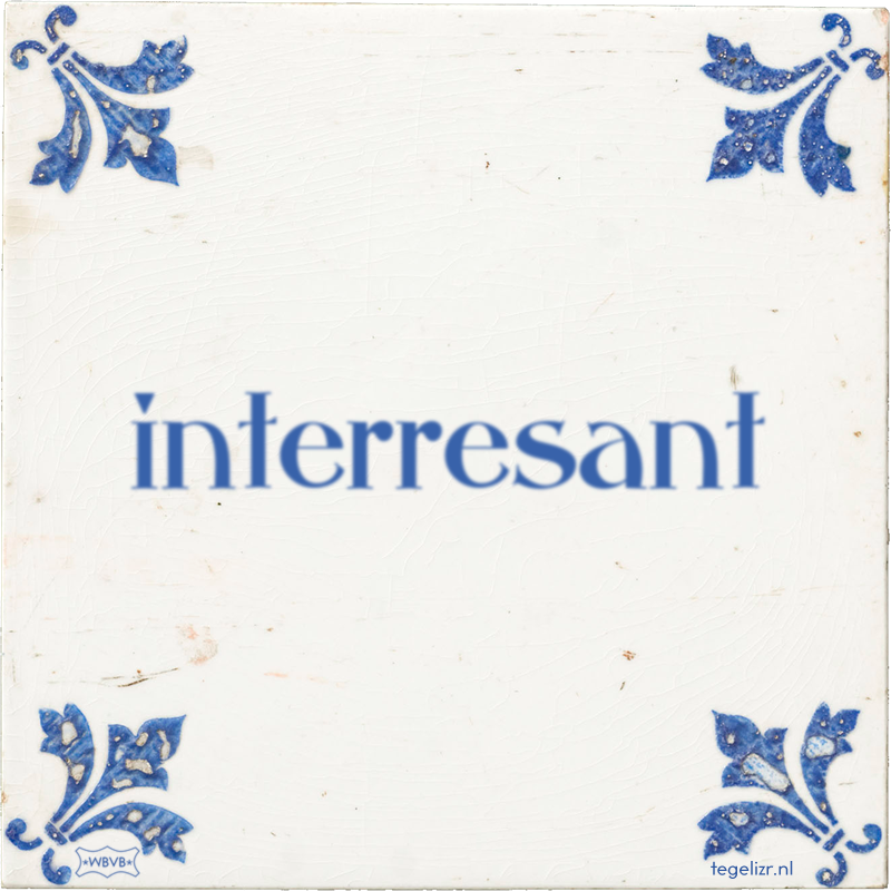 interresant - Online tegeltjes bakken