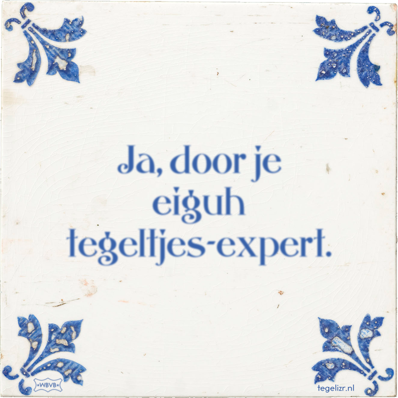  - Online tegeltjes bakken