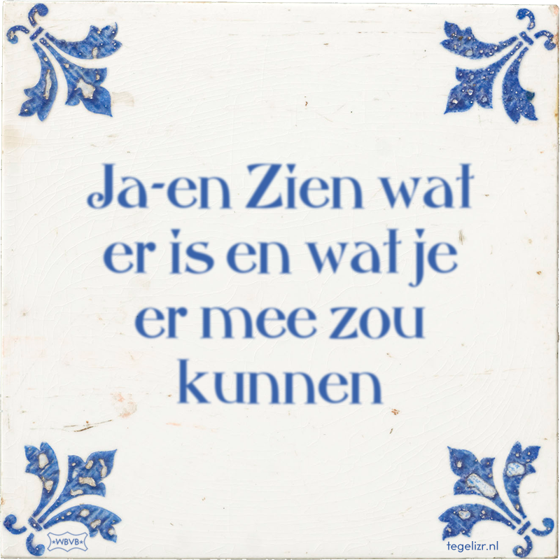 Ja-en Zien wat er is en wat je er mee zou kunnen - Online tegeltjes bakken