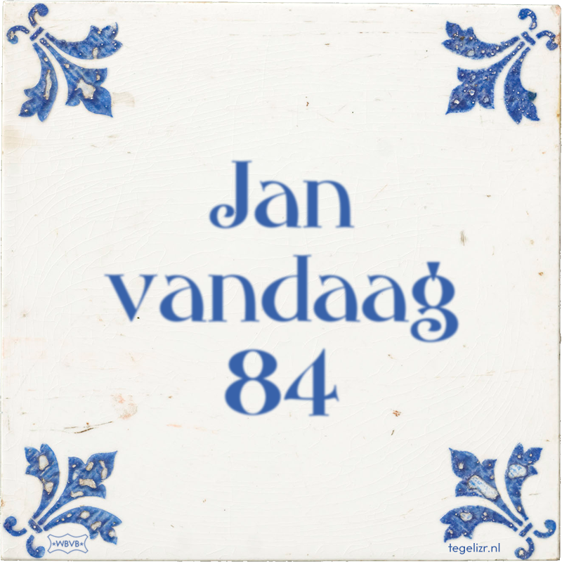 Jan vandaag 84 - Online tegeltjes bakken