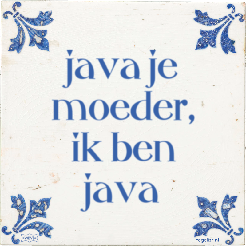  - Online tegeltjes bakken