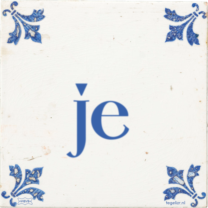 je - Online tegeltjes bakken