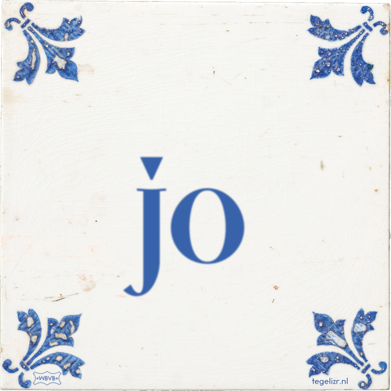 jo - Online tegeltjes bakken