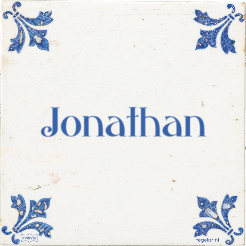 Jonathan - Online tegeltjes bakken