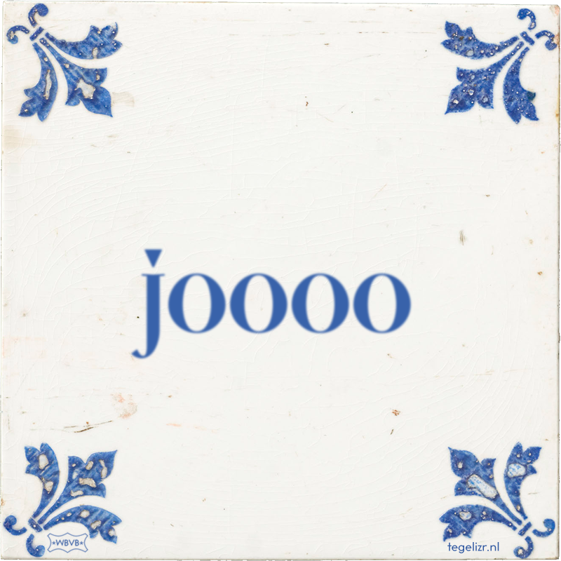 joooo - Online tegeltjes bakken