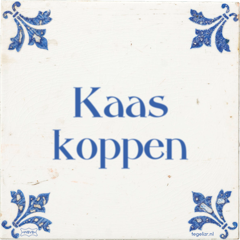 Kaas koppen - Online tegeltjes bakken