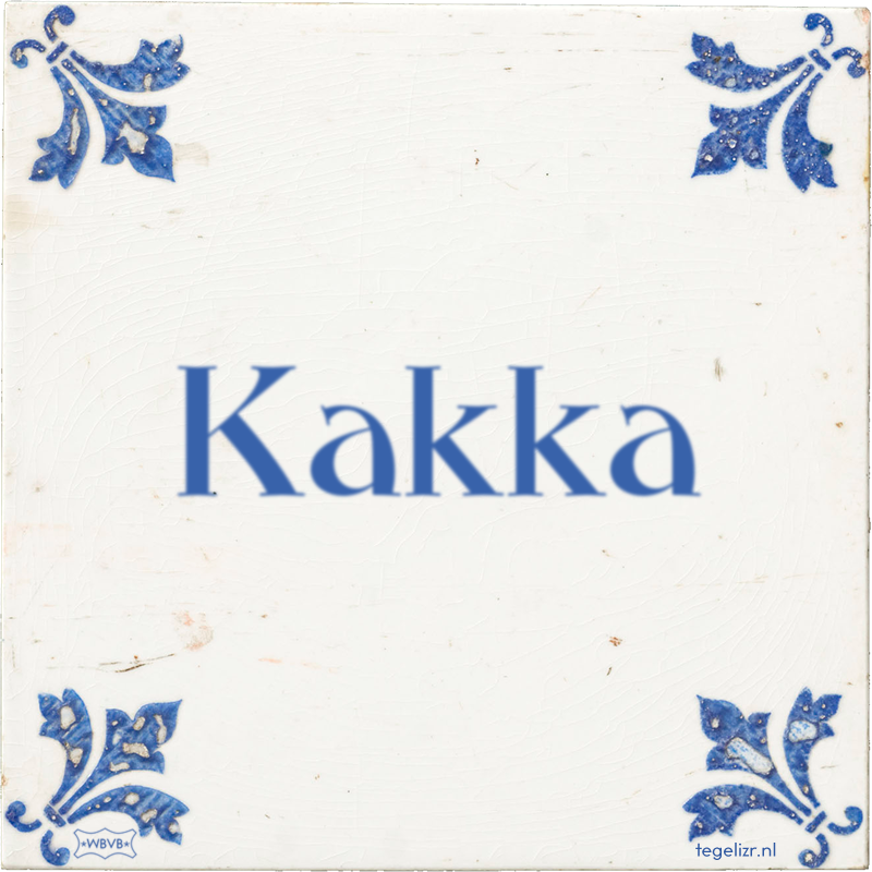 Kakka - Online tegeltjes bakken