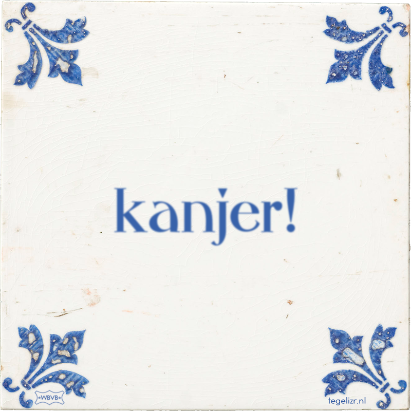 kanjer! - Online tegeltjes bakken
