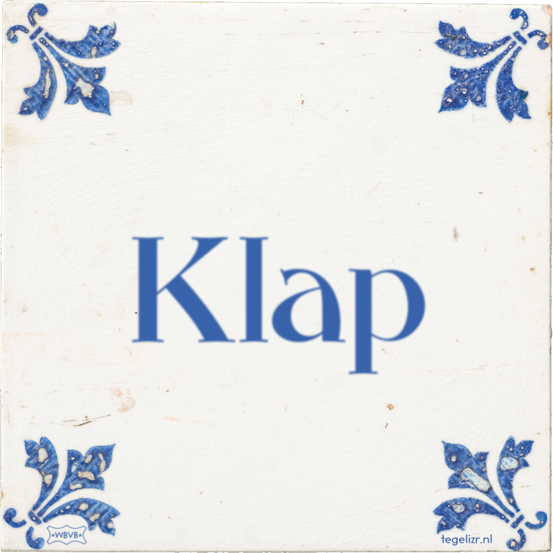 Klap - Online tegeltjes bakken