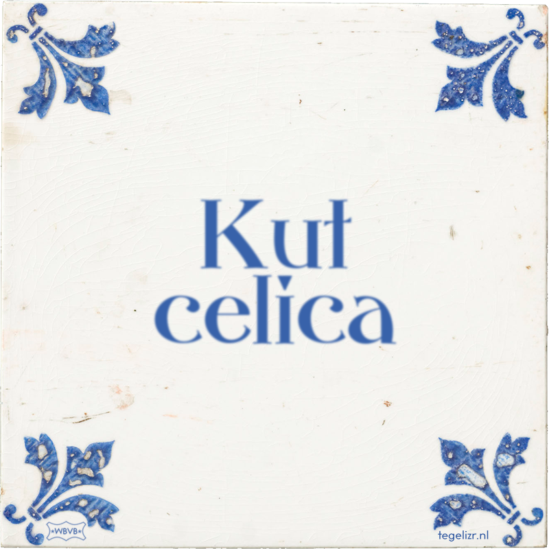 Kut celica - Online tegeltjes bakken