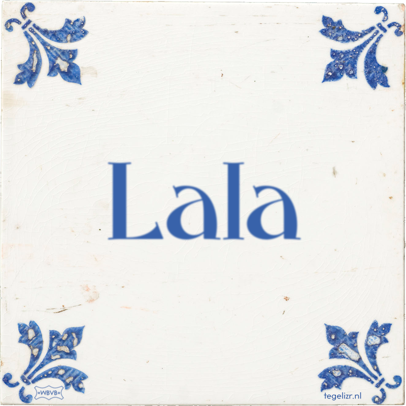 Lala - Online tegeltjes bakken