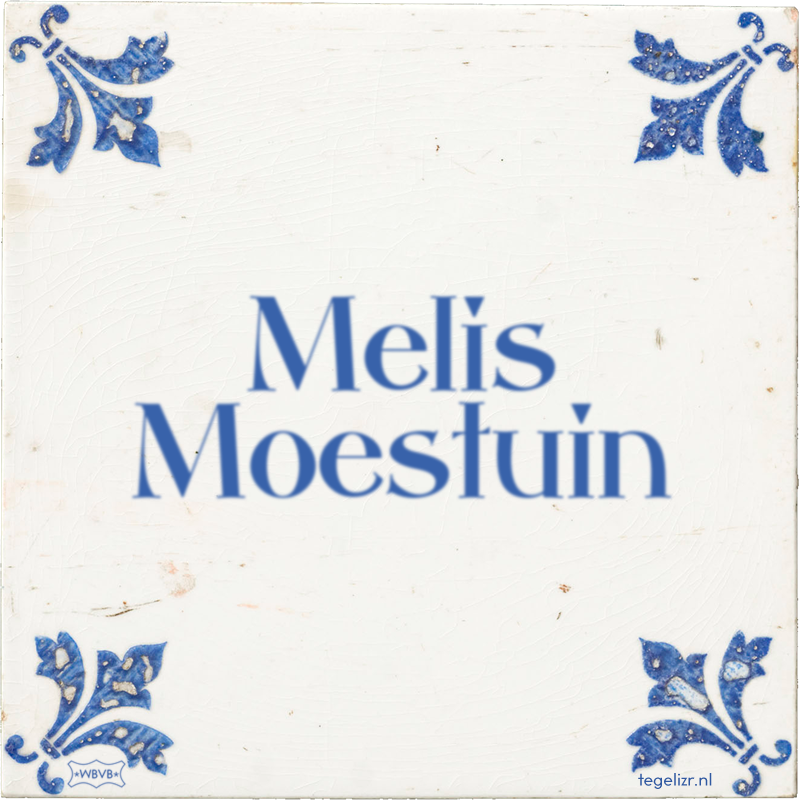 Melis Moestuin - Online tegeltjes bakken