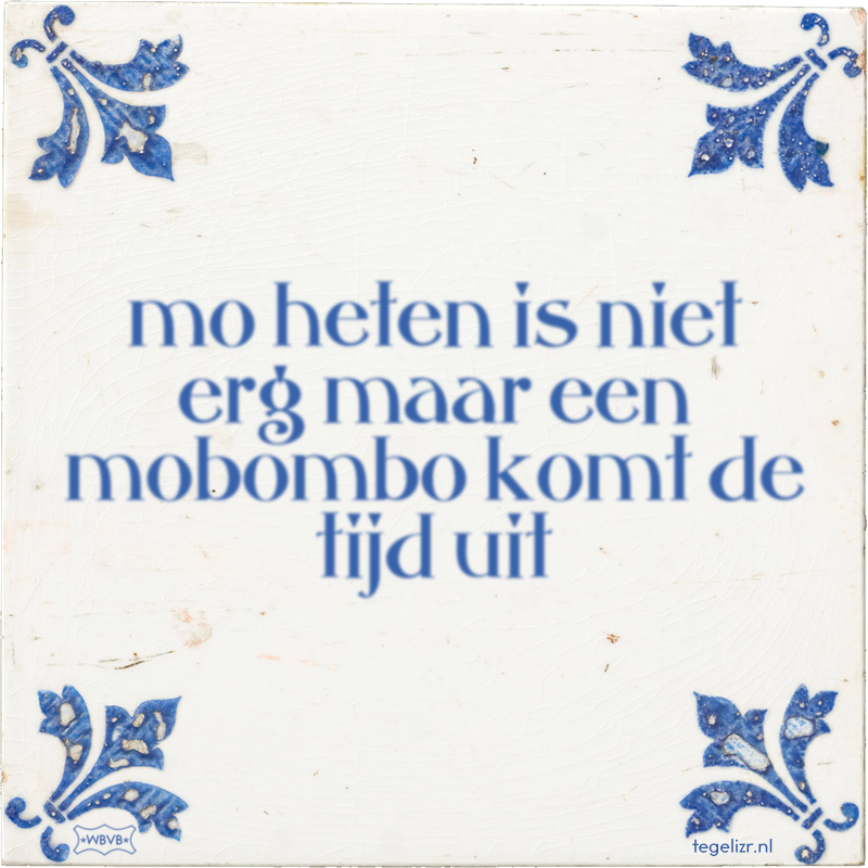  - Online tegeltjes bakken