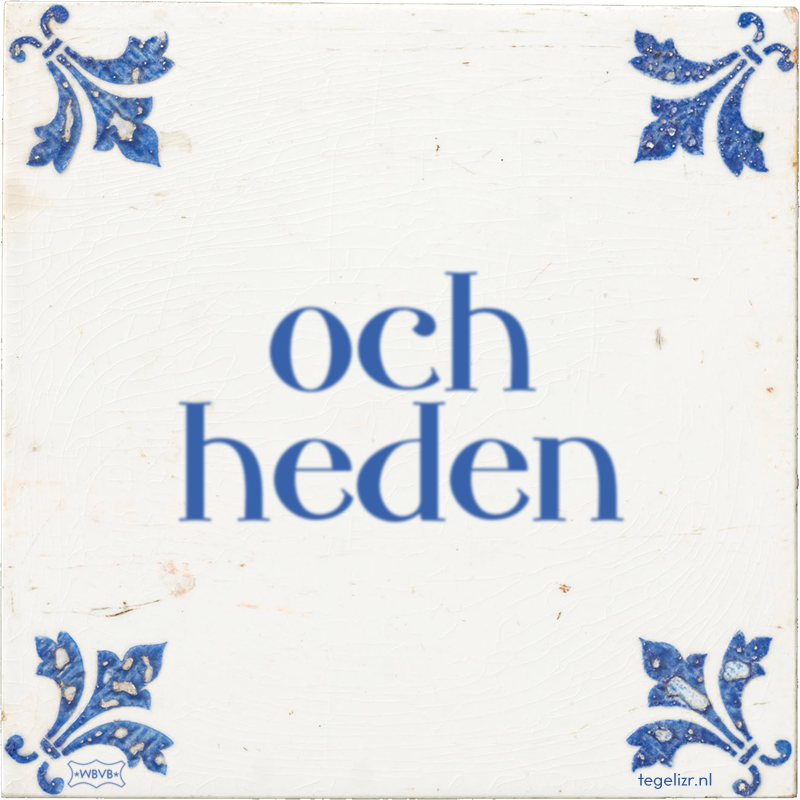 och heden - Online tegeltjes bakken