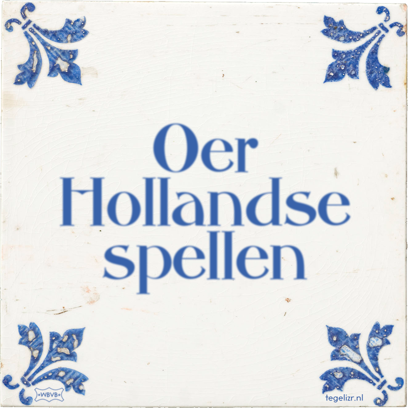  - Online tegeltjes bakken