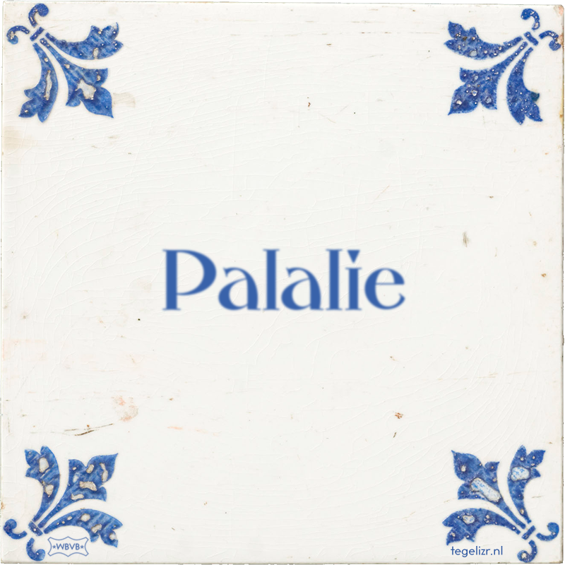 Palalie - Online tegeltjes bakken