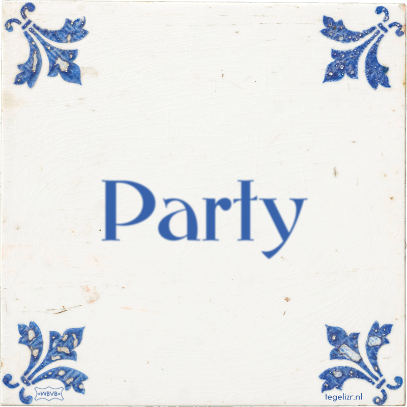 Party - Online tegeltjes bakken