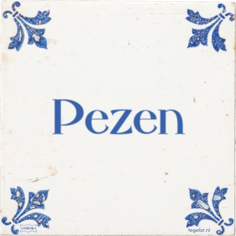Pezen - Online tegeltjes bakken