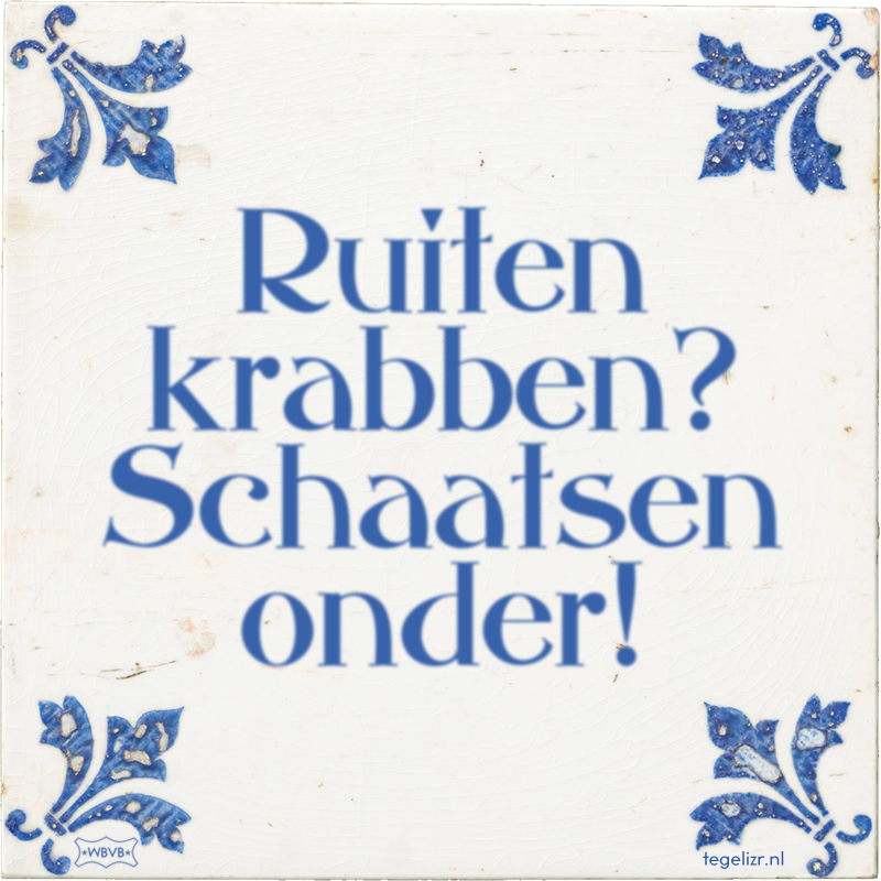  - Online tegeltjes bakken