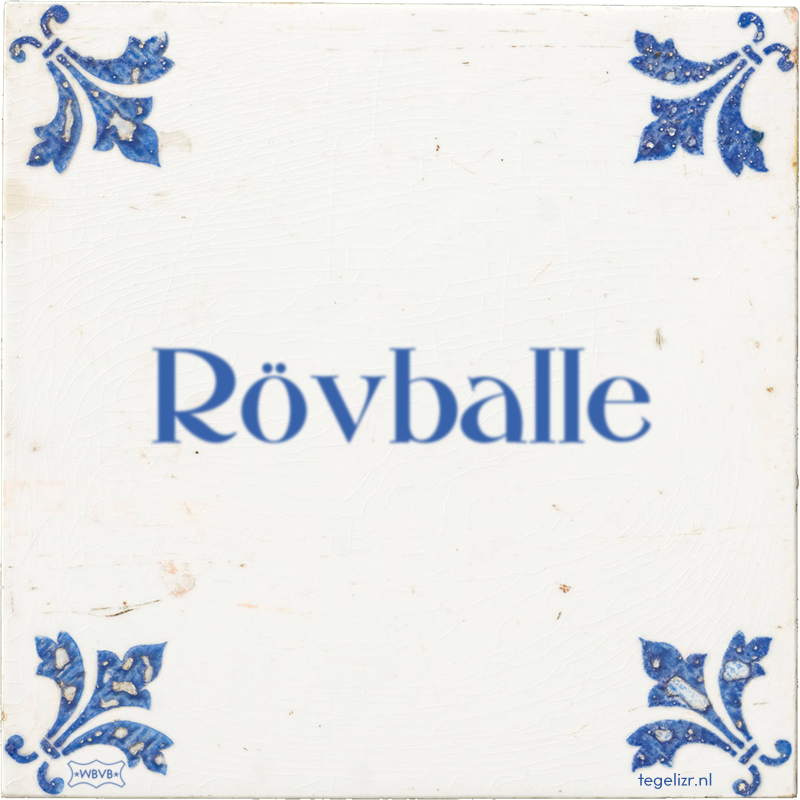 Rövballe - Online tegeltjes bakken