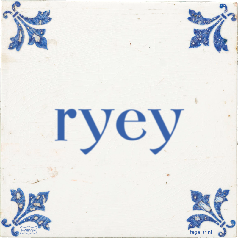 ryey - Online tegeltjes bakken