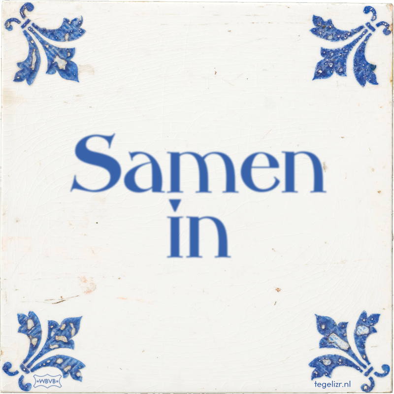 Samen in - Online tegeltjes bakken