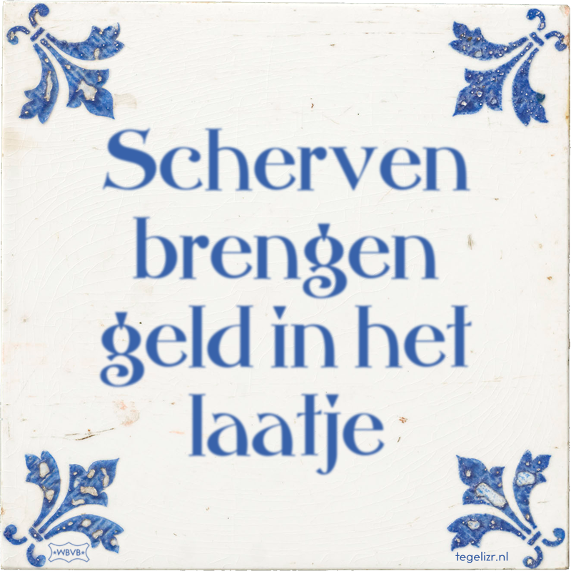 Scherven brengen geld in het laatje - Online tegeltjes bakken