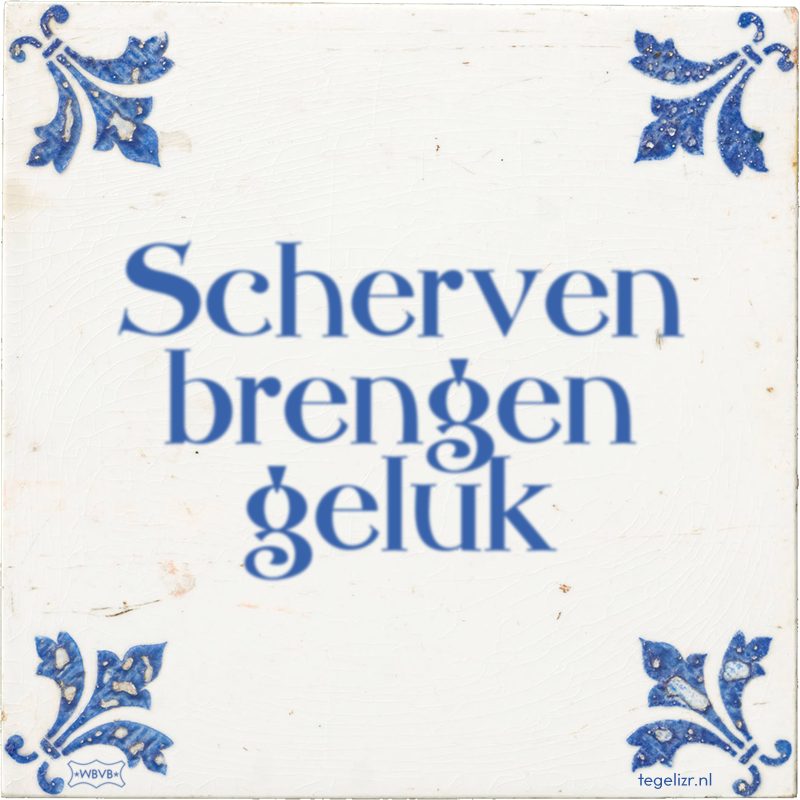 Scherven brengen geluk - Online tegeltjes bakken