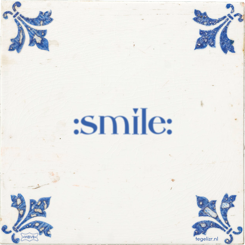 :smile: - Online tegeltjes bakken