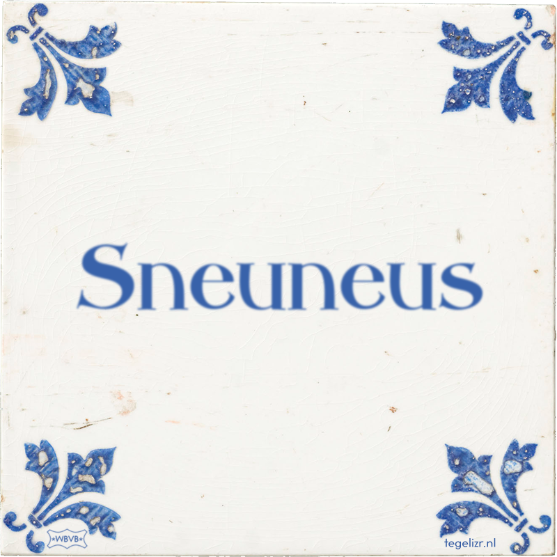 Sneuneus - Online tegeltjes bakken