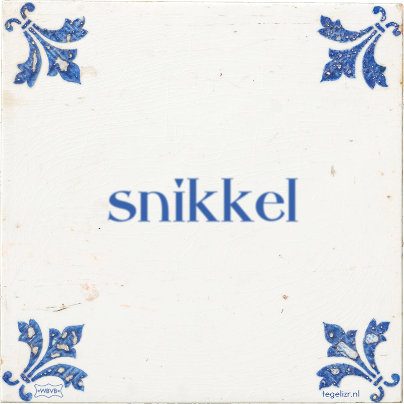 snikkel - Online tegeltjes bakken