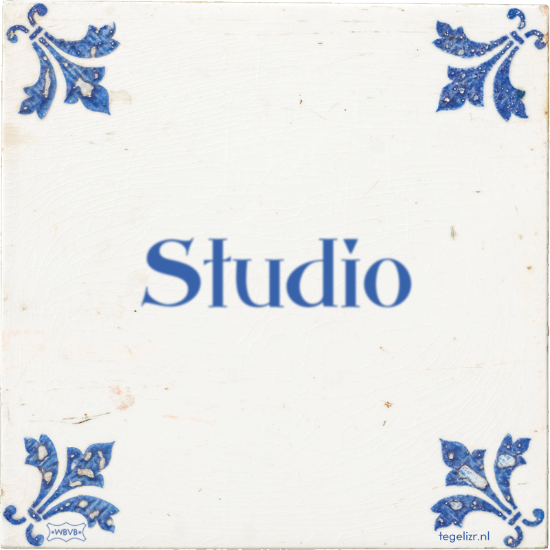 Studio - Online tegeltjes bakken