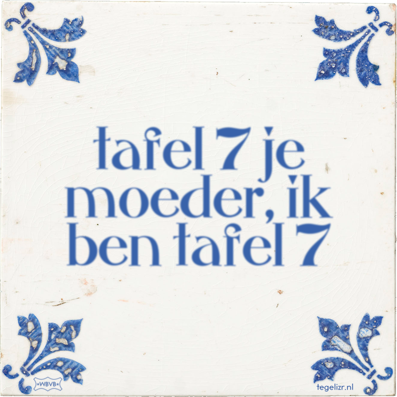  - Online tegeltjes bakken