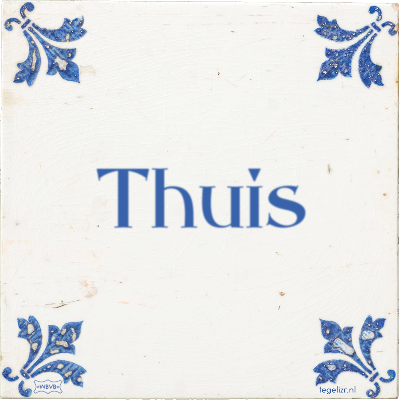 Thuis - Online tegeltjes bakken