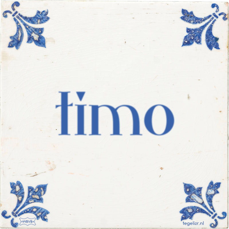 timo - Online tegeltjes bakken