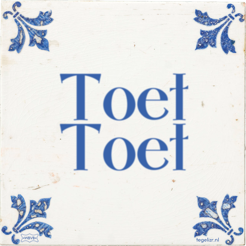 Toet Toet - Online tegeltjes bakken