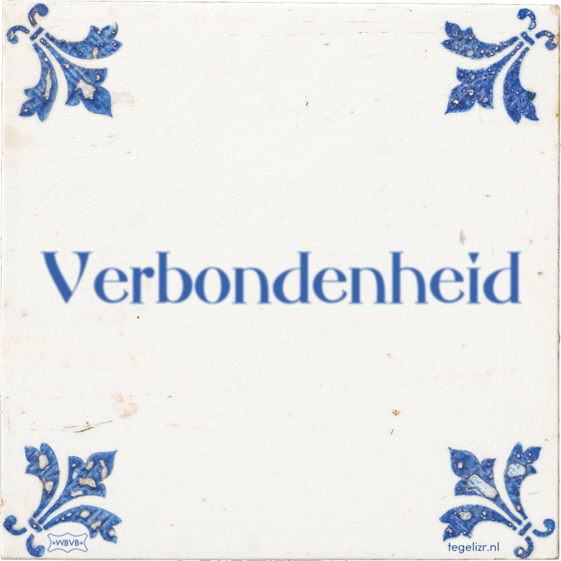 Verbondenheid - Online tegeltjes bakken