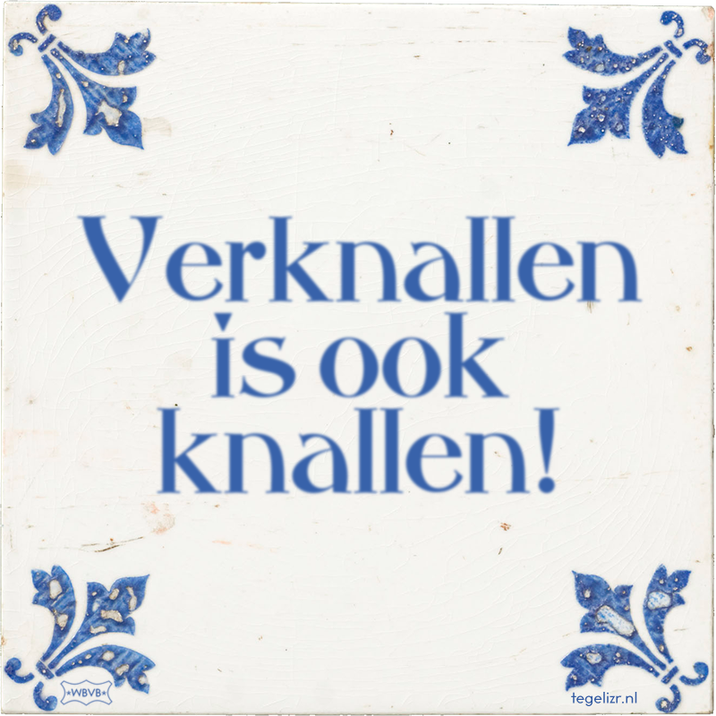 Verknallen is ook knallen! - Online tegeltjes bakken