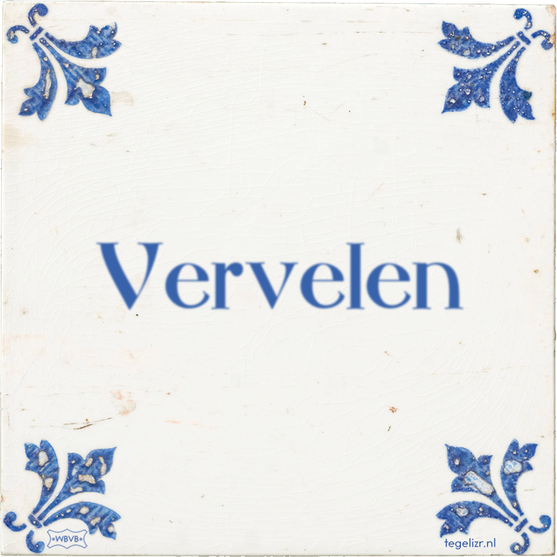 Vervelen - Online tegeltjes bakken