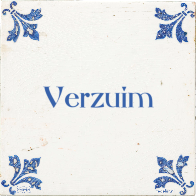 Verzuim - Online tegeltjes bakken