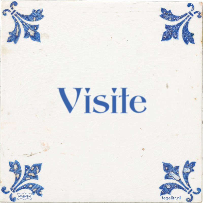 Visite - Online tegeltjes bakken